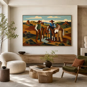 Vintage Americana Art | Desert Creek Cowboy Gathering