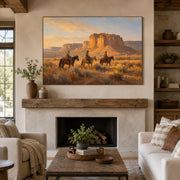 Vintage Americana Art | Where the Stone Keeps Time