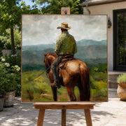 Vintage Americana Art | Where the Quiet Horizon Waits