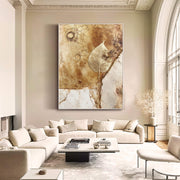 Contemporary Luxe Art | Gilded Leaf Relic