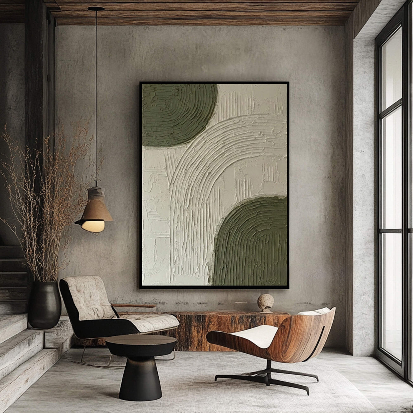 3D textured Art | Olive Arch Echo