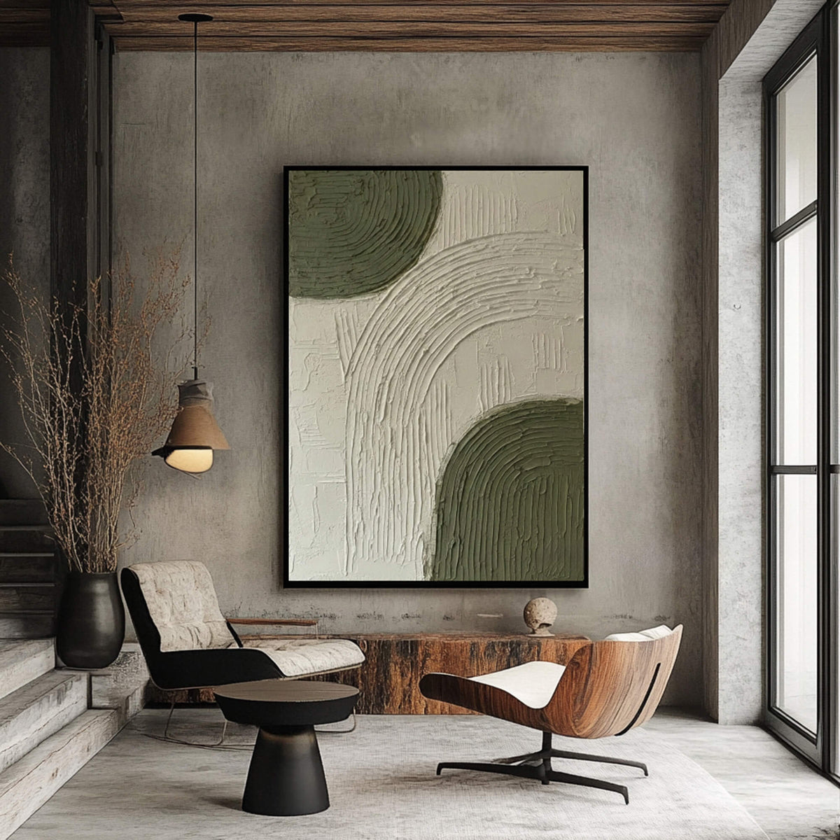 3D textured Art | Olive Arch Echo