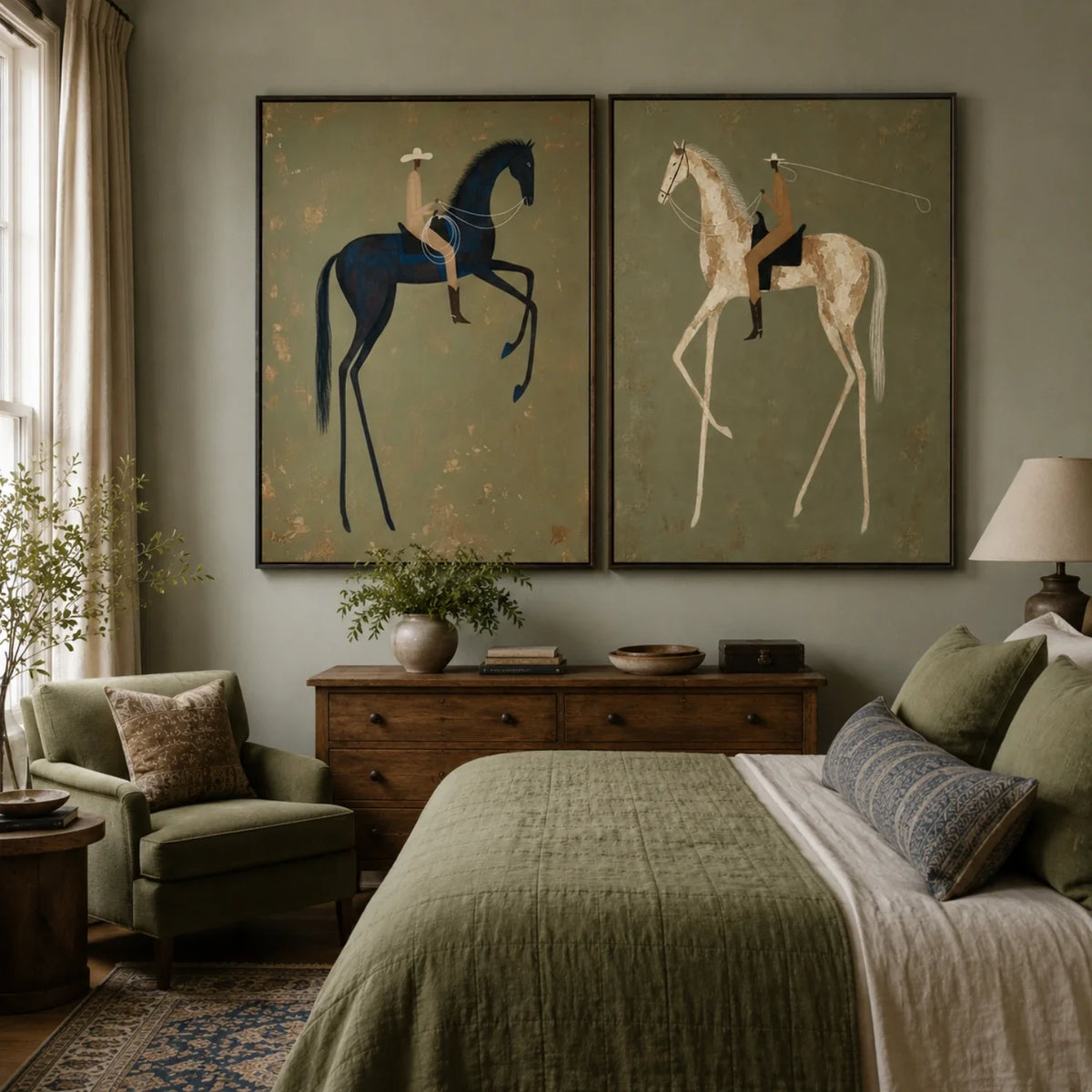 Vintage Americana Art | Saddle Hymn
