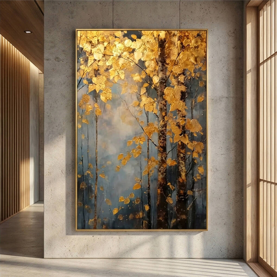 Impressionist Art | Golden Birch Aspiration