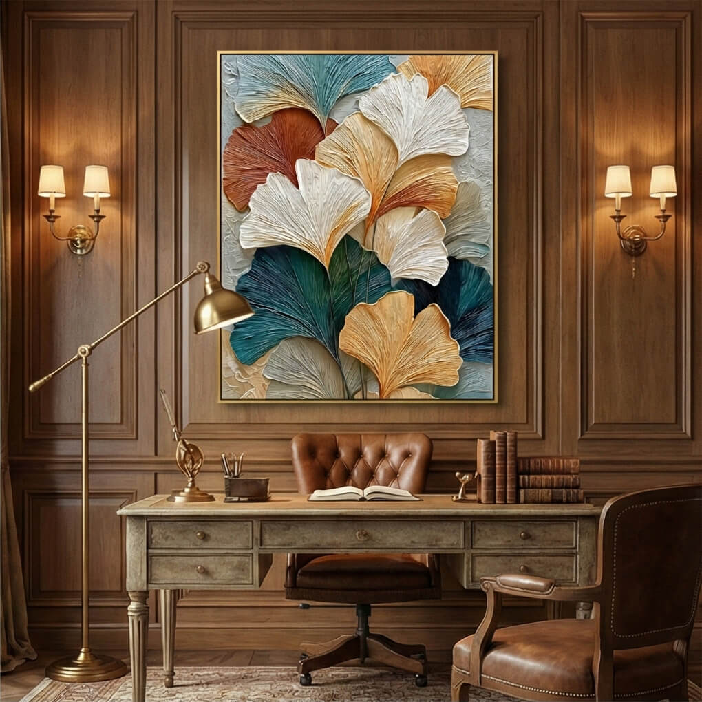 3D textured Art | Autumn's Quiet Song