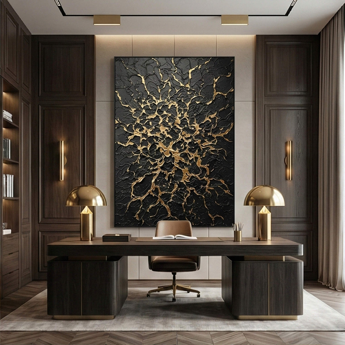 Contemporary Luxe  | Golden Web
