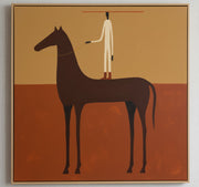 Vintage Americana Art | Crimson Rider