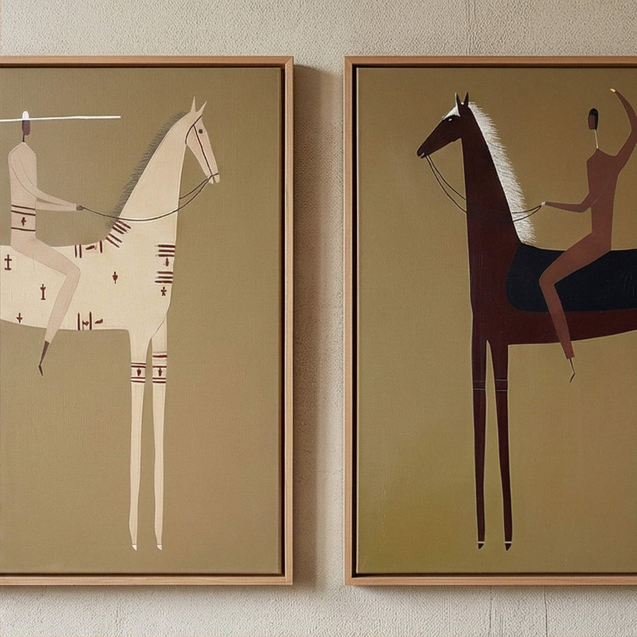 Vintage Americana Art | Silent Riders