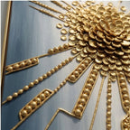Contemporary Luxe Art | Radiant Golden Burst