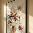 3D textured Art | Ethereal Blossom Dance
