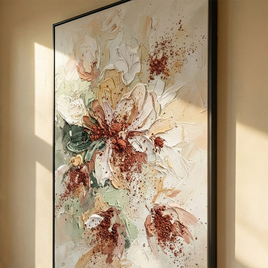 3D textured Art | Ethereal Blossom Dance