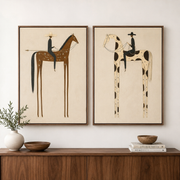 Vintage Americana Art | Twin Bearings