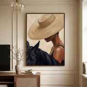 Vintage Americana Art | Velvet Brim Muse