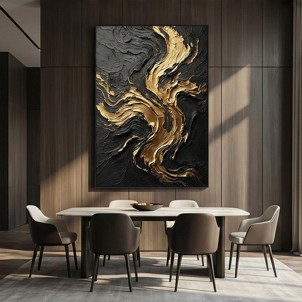 Contemporary Luxe  | Molten Gold Flow