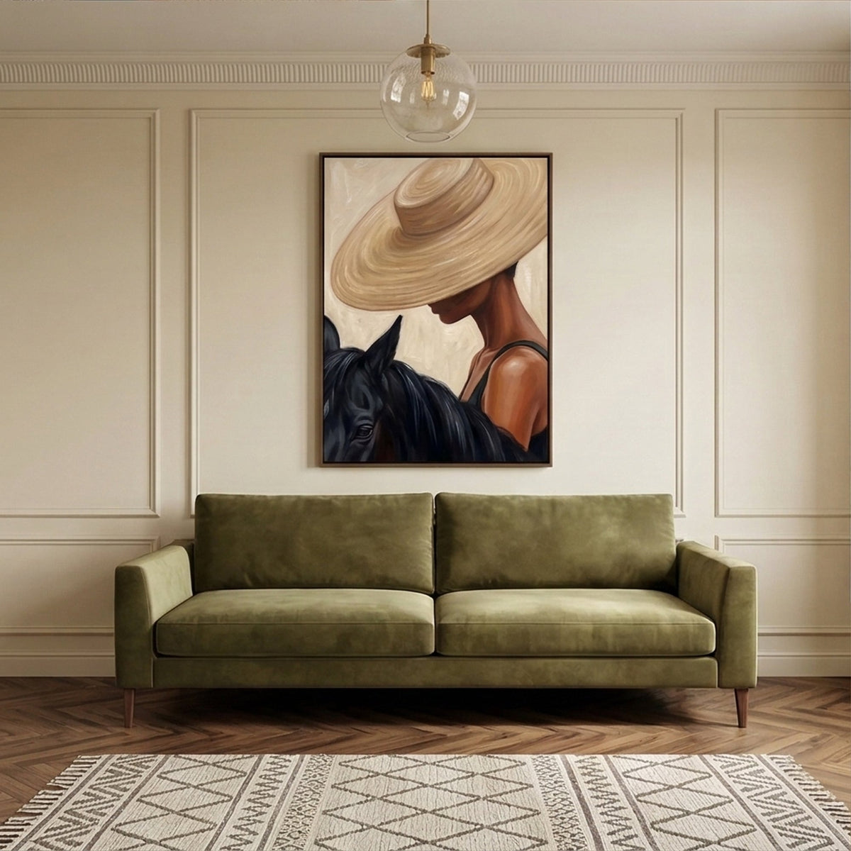 Vintage Americana Art | Velvet Brim Muse