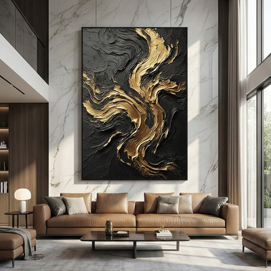 Contemporary Luxe  | Molten Gold Flow