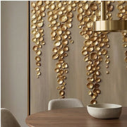 Contemporary Luxe Art | Gilded Drop Canopy