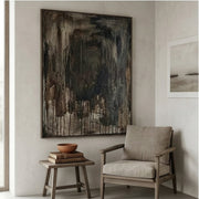 Wabi-Sabi Art | Midnight Ember Veil