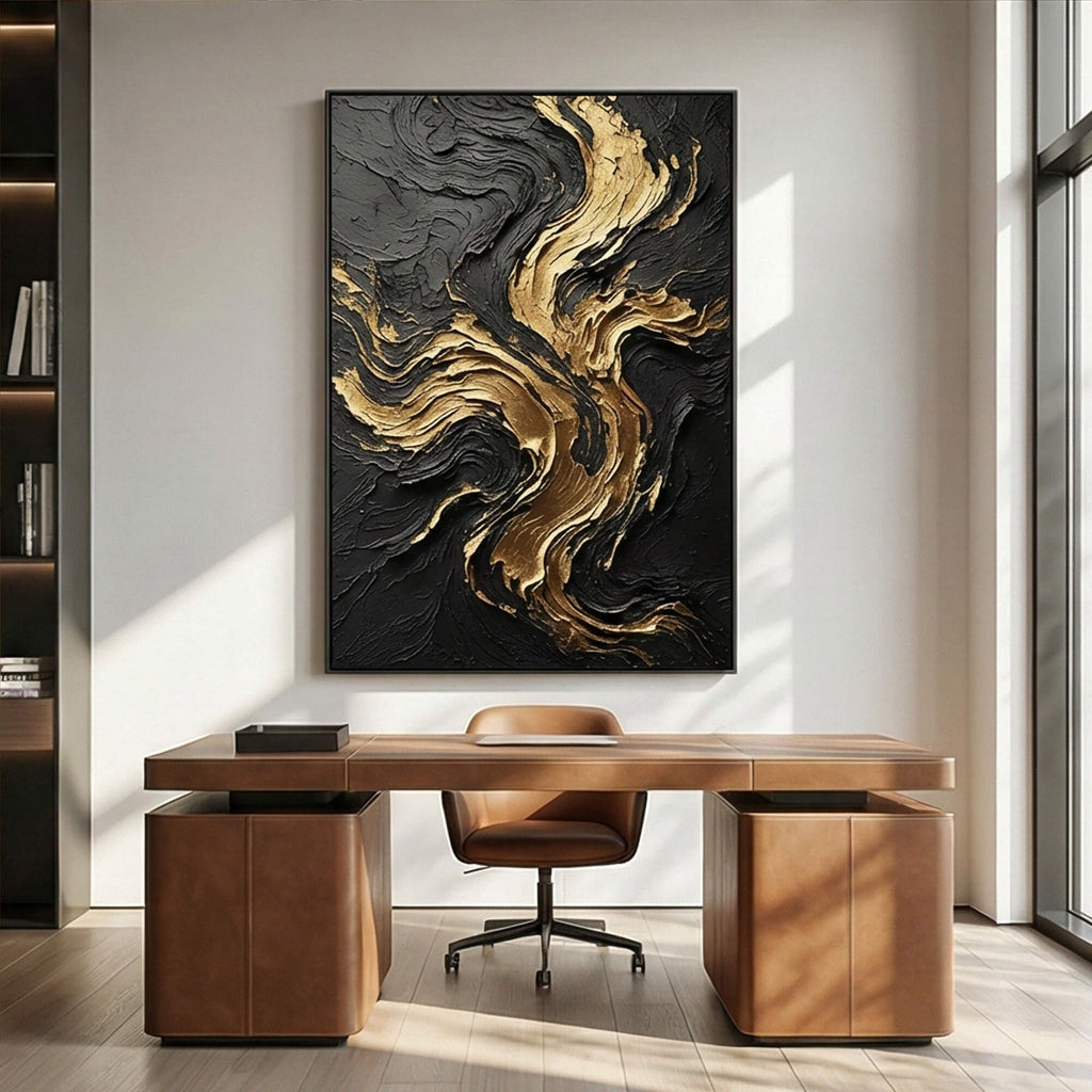Contemporary Luxe  | Molten Gold Flow
