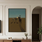 Vintage Americana Art | Sundown Trail Silence
