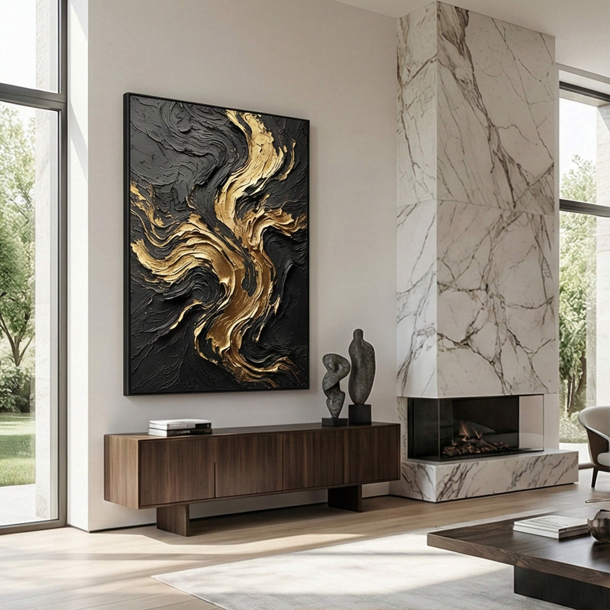 Contemporary Luxe  | Molten Gold Flow