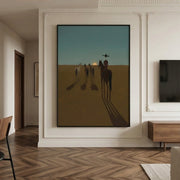 Vintage Americana Art | Sundown Trail Silence