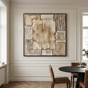 Wabi-Sabi Art | Aged Linen Layers