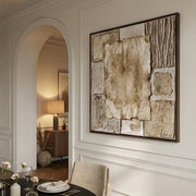 Wabi-Sabi Art | Aged Linen Layers