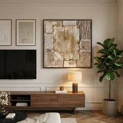 Wabi-Sabi Art | Aged Linen Layers