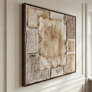 Wabi-Sabi Art | Aged Linen Layers