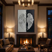 3D-Textured Art | Wings of Contrast