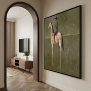 Vintage Americana Art | Olive Nocturne