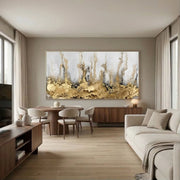 Contemporary Luxe Art | Gilded Veil Rise