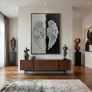 3D-Textured Art | Wings of Contrast