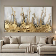 Contemporary Luxe Art | Gilded Veil Rise