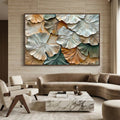 3D textured Art | Silent Leaf Chorus