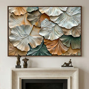 3D textured Art | Silent Leaf Chorus