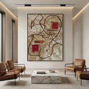 Abstract Art | Red Resonance