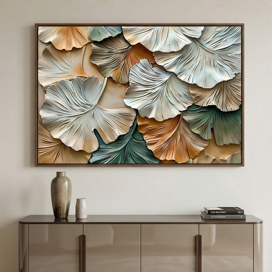 3D textured Art | Silent Leaf Chorus