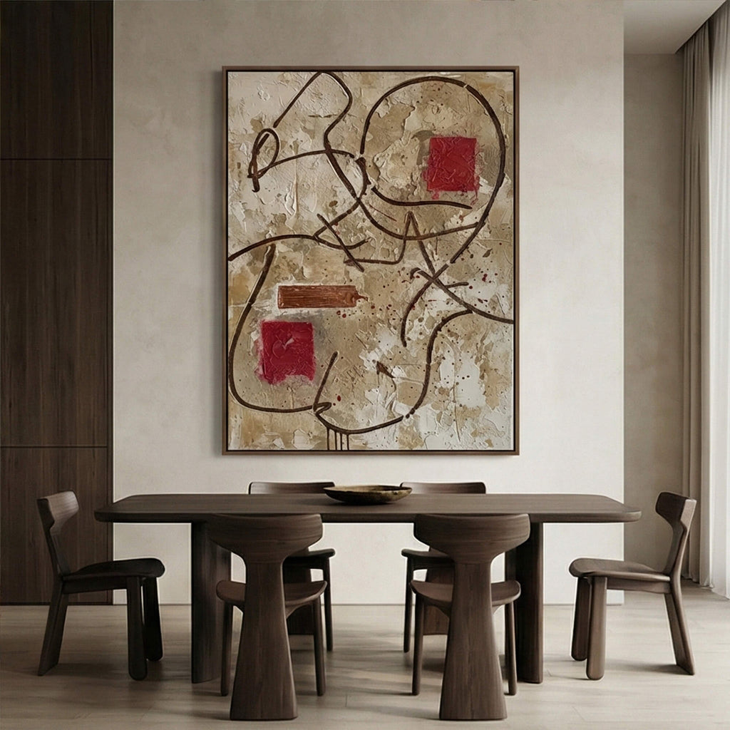 Abstract Art | Red Resonance