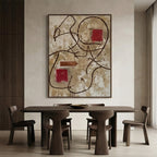 Abstract Art | Red Resonance