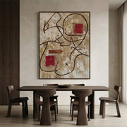 Abstract Art | Red Resonance