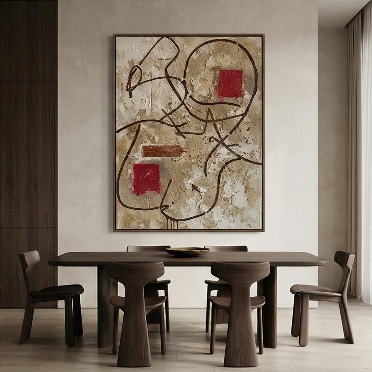 Abstract Art | Red Resonance