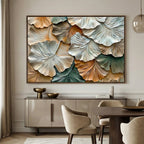 3D textured Art | Silent Leaf Chorus