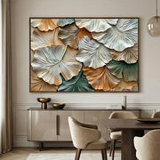 3D textured Art | Silent Leaf Chorus