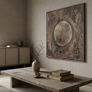 Wabi-Sabi Art | Moonlit Earth Flow