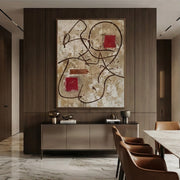 Abstract Art | Red Resonance