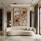 Abstract Art | Red Resonance