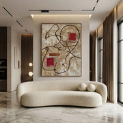 Abstract Art | Red Resonance