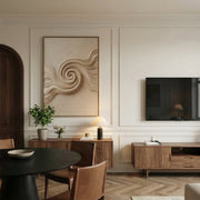 3D-Textured Art | Ivory Tide Spiral